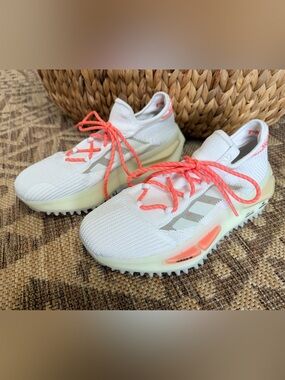 Adidas Originals Women's NMD S1 HQ4465 - Size 7 - White / Coral Fusion